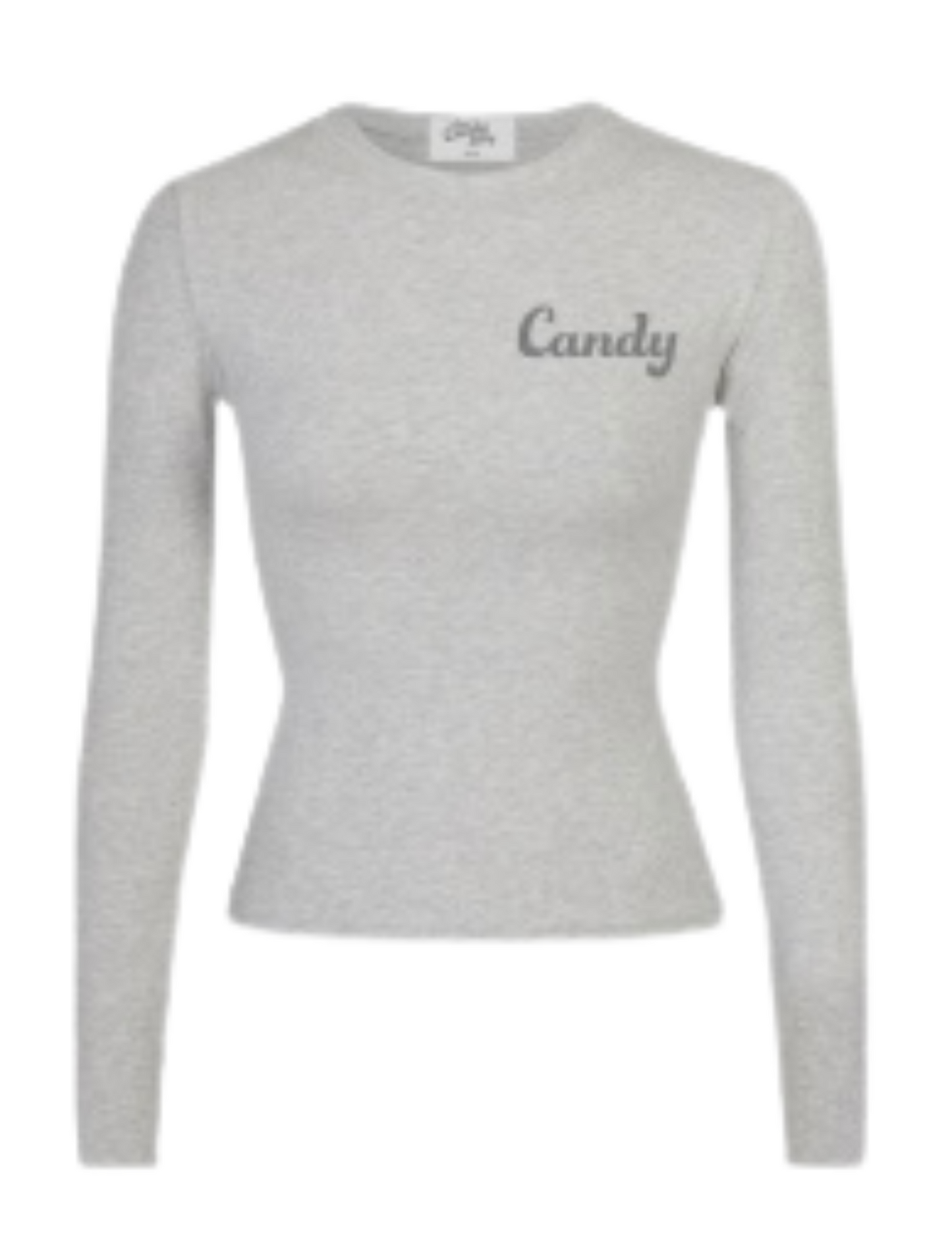 CANDY TOP | PLUS SIZE LONG SLEEVE RIBBED ATHLEISURE