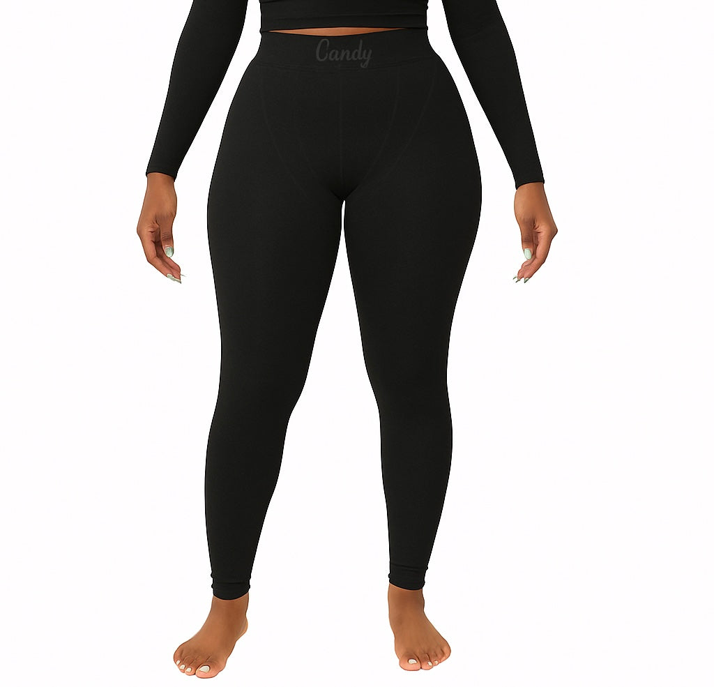 CANDY LEGGINGS | RIBBED ATHLEISURE