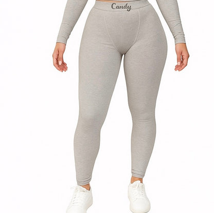 CANDY LEGGINGS | RIBBED ATHLEISURE