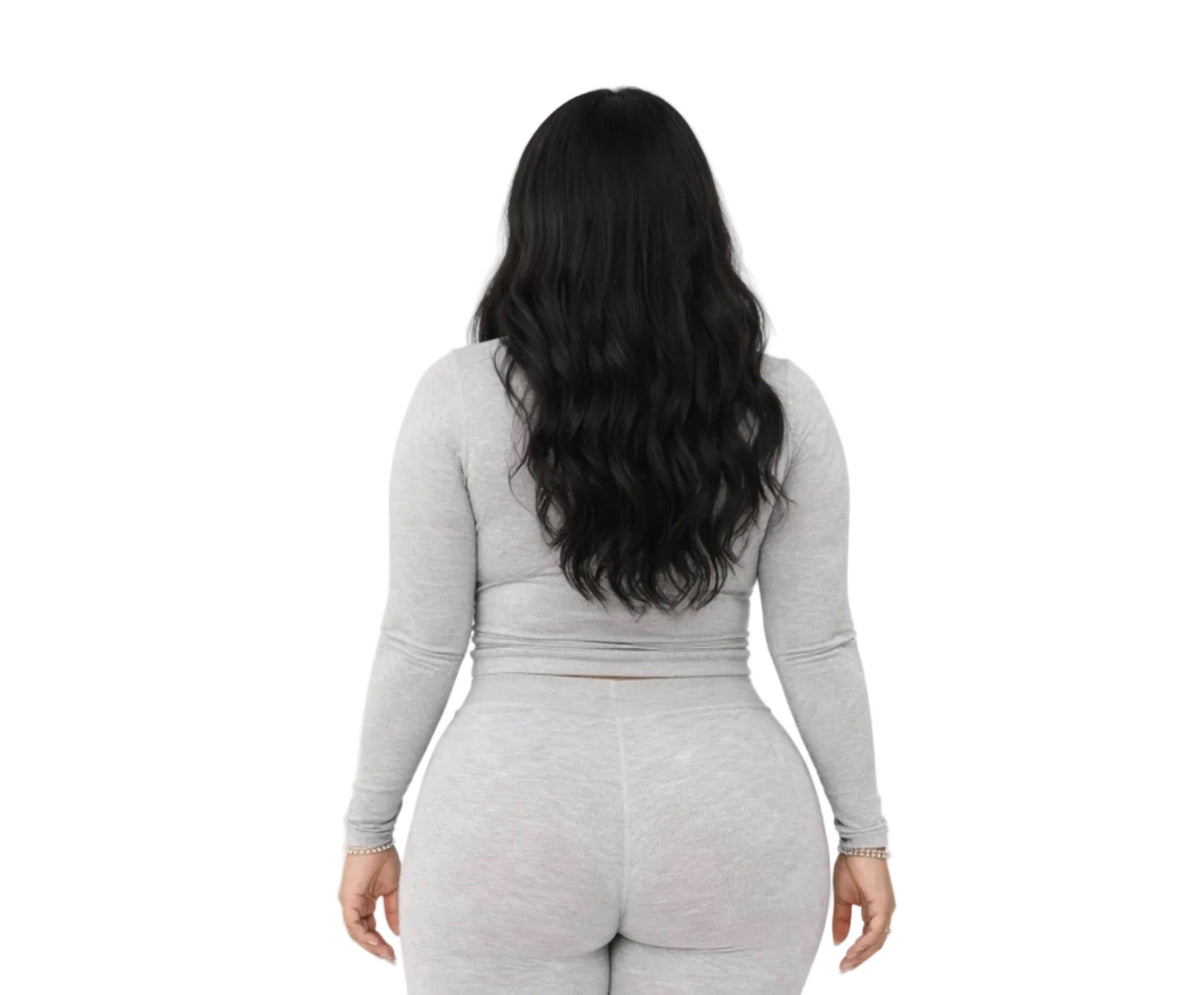 CANDY TOP | PLUS SIZE LONG SLEEVE COTTON